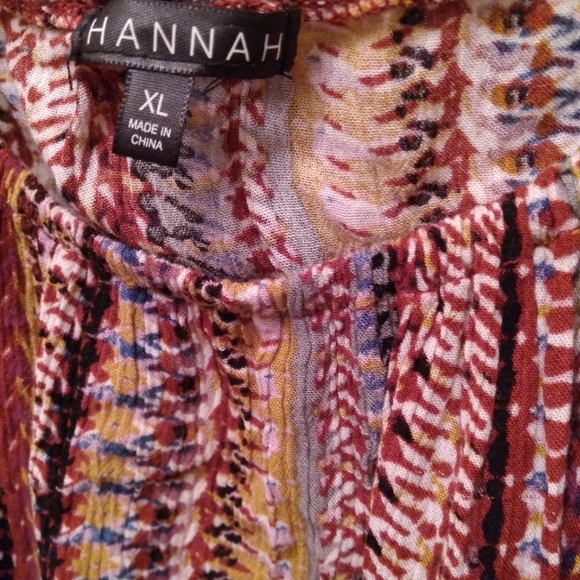 Hannah Round neck bell sleeve top - Picture 2 of 4